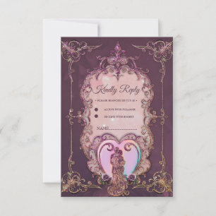 In the Embrace of the Heart. RSVP Card