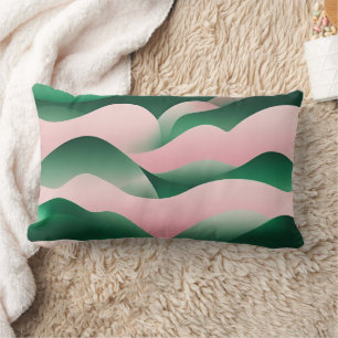 In the Emerald Sea AI art  Lumbar Cushion