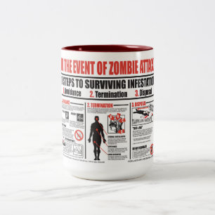 In The Event of Zombie Attack COFFEE MUG