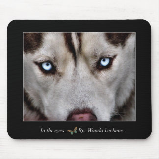 In the eyes mouse pad