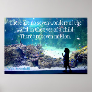In The Eyes Of A Child - words of wisdom Poster
