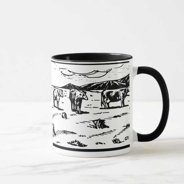 In the farm mug (Right)