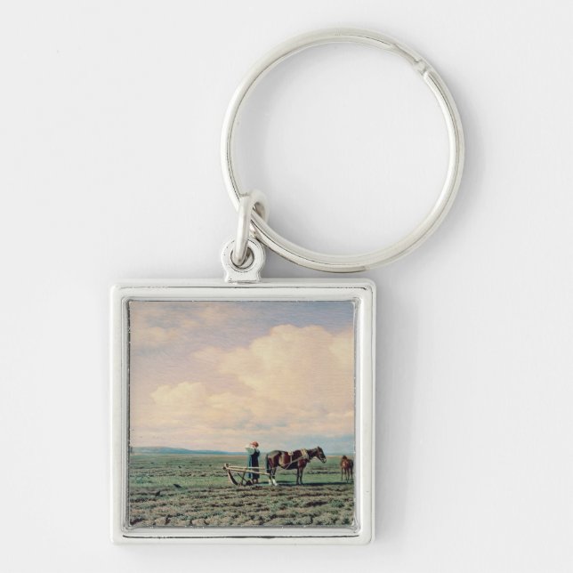 In the Field, 1872 Key Ring (Front)