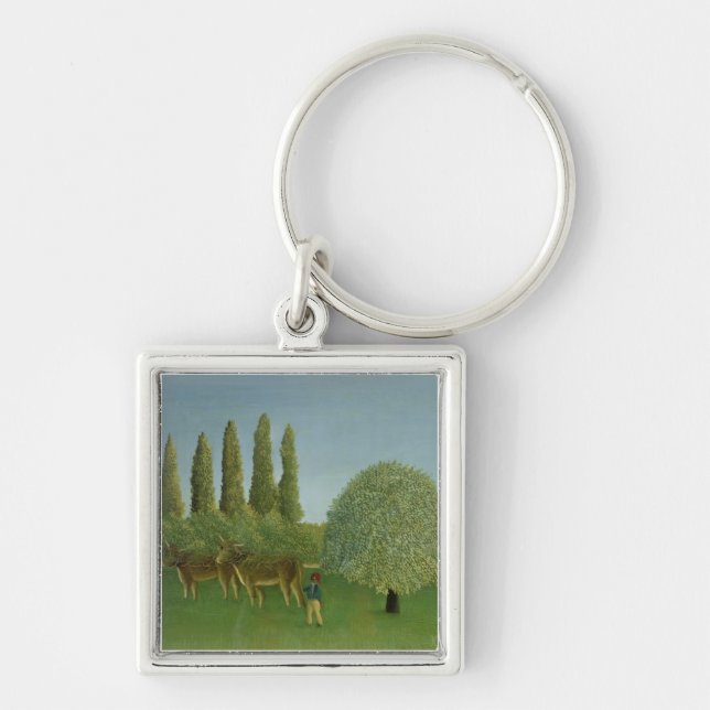 In the Fields, 1910 Key Ring (Front)