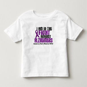 In The Fight Against Alzheimers DISTRESSED Toddler T-Shirt