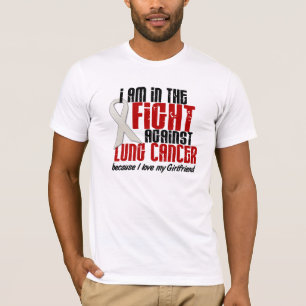 In The Fight Lung Cancer GIRLFRIEND T-Shirt