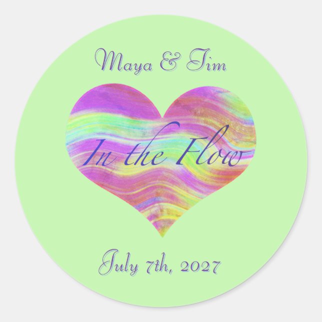 In the Flow of Love Sticker (Front)