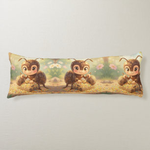 In the Footsteps of Floral Gold.3 Body Cushion