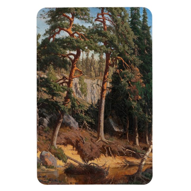 “In The Forest” art magnet (Vertical)
