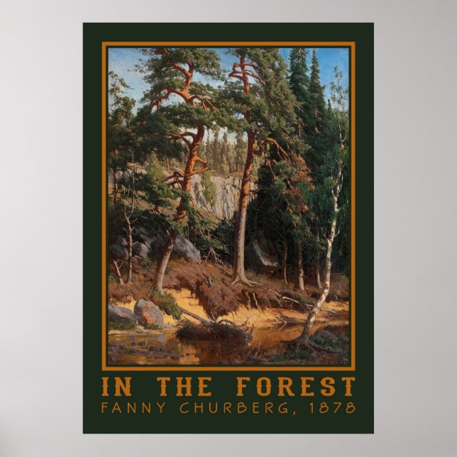 “In The Forest” art poster (Front)