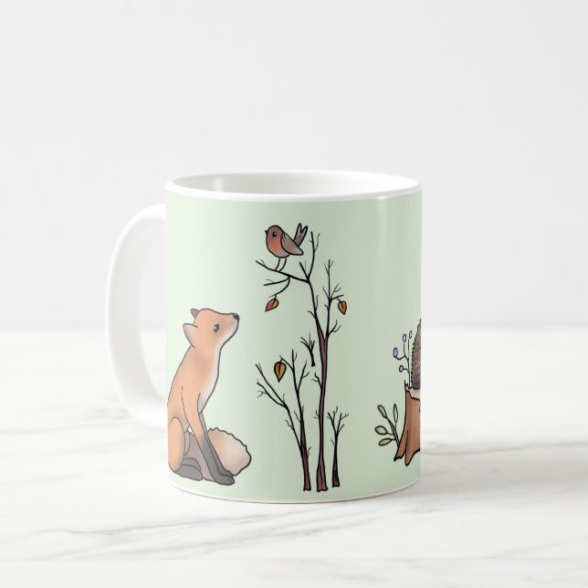 In the forest  coffee mug (Front Left)