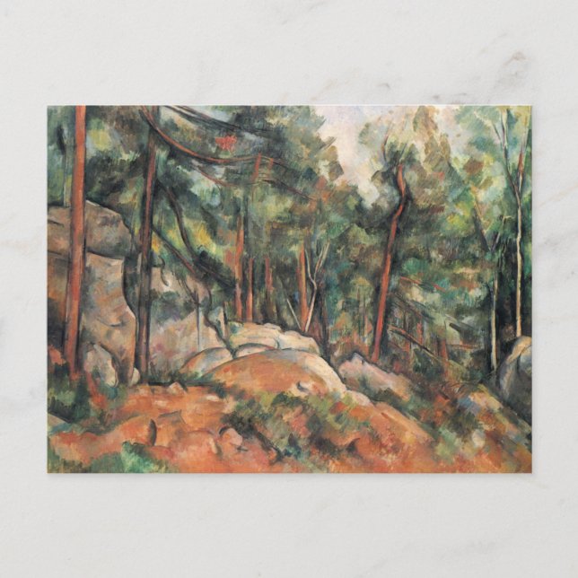 In the Forest - Paul Cezanne - c1898 Postcard (Front)