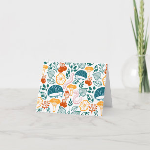 In the forest thank you card