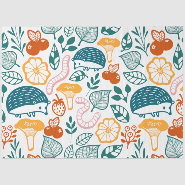 In the forest tissue paper (Front)