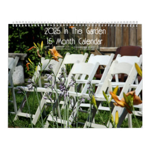 In The Garden 15 Month Flower Calendar