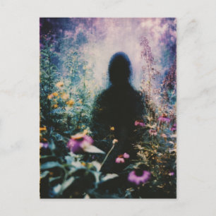 In the Garden Abstract Postcard