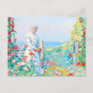 In the Garden by Childe Hassam Postcard