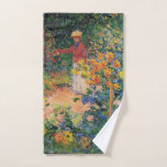In The Garden by Claude Monet Hand Towel<br><div class="desc">Please visit my store for more interesting design and more colour choice =>  zazzle.com/iwheels*</div>