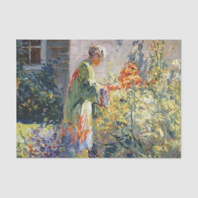 In the Garden by Matilda Browne Tissue Paper (Front)