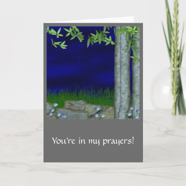 IN THE GARDEN CARD (Front)