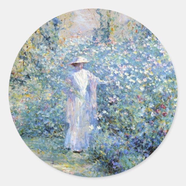 In the Garden Classic Round Sticker (Front)