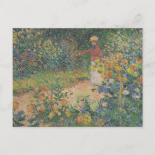 In the Garden - Claude Monet - c1895 Postcard