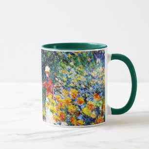 In the Garden Claude Monet woman painting Mug