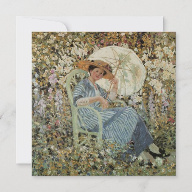 In the Garden, Giverny by Frederick Frieseke (Front)