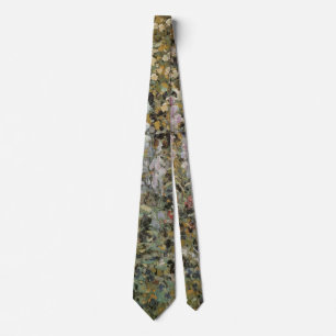 In the Garden, Giverny by Frederick Frieseke Tie
