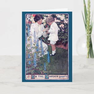 In the Garden, Jessie Willcox Smith Card