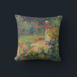 In the Garden, Monet Cushion<br><div class="desc">Oscar-Claude Monet (14 November 1840 – 5 December 1926) was a French painter, a founder of French Impressionist painting and the most consistent and prolific practitioner of the movement's philosophy of expressing one's perceptions before nature, especially as applied to plein air landscape painting. The term ""Impressionism"" is derived from the...</div>