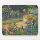 In the Garden, Monet Mouse Pad<br><div class="desc">Oscar-Claude Monet (14 November 1840 – 5 December 1926) was a French painter, a founder of French Impressionist painting and the most consistent and prolific practitioner of the movement's philosophy of expressing one's perceptions before nature, especially as applied to plein air landscape painting. The term ""Impressionism"" is derived from the...</div>