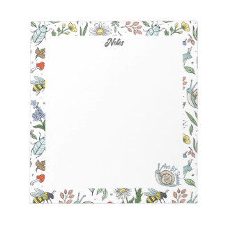 In the Garden Notepad