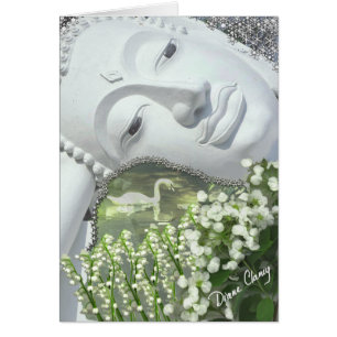 In the Garden - Quan Yin & Flowers