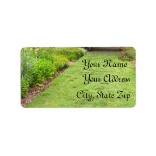 In the Garden Theme Label