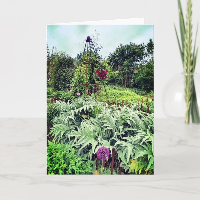 In the gardens card (Front)