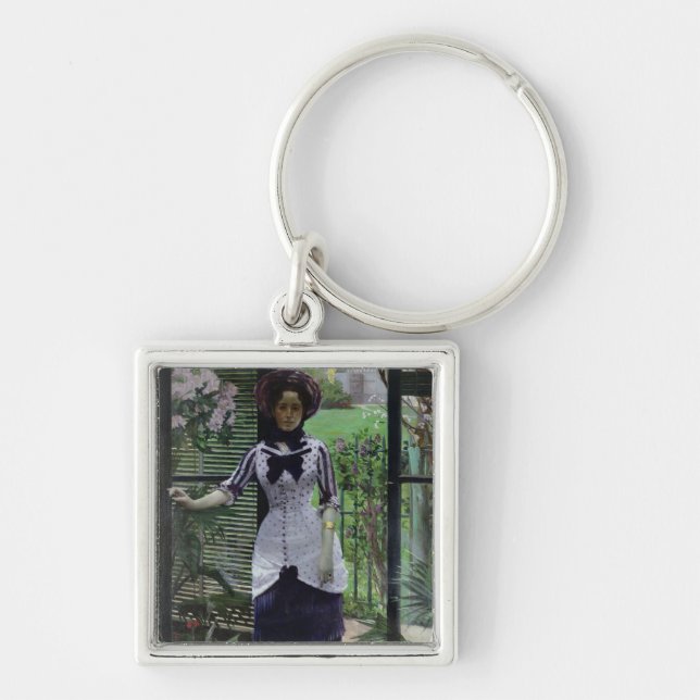 In the Greenhouse, 1881 Key Ring (Front)