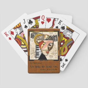 In The Groove - Personalised Playing Cards