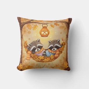 In the Hammock, Raccoons Cushion