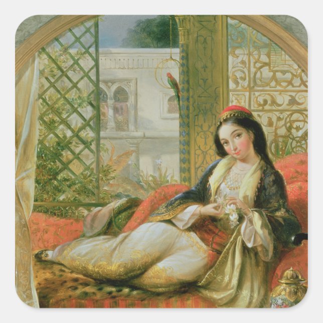 In the Harem Square Sticker (Front)