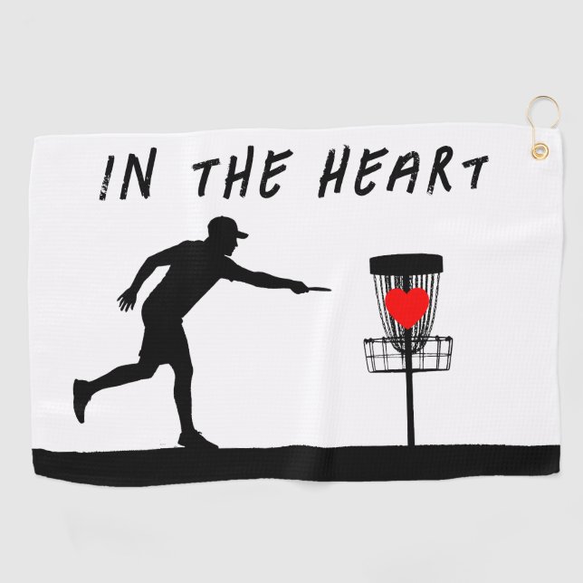 In the Heart Disc Golf Towel (Horizontal)