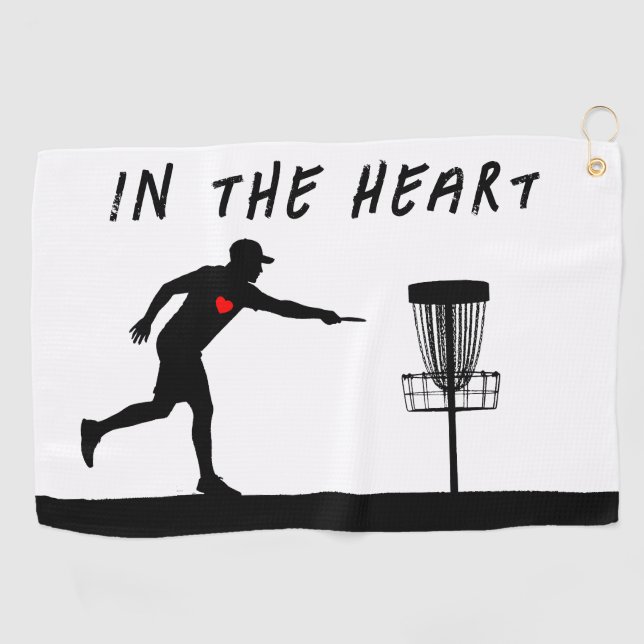 In the Heart Disc Golf Towel (Horizontal)