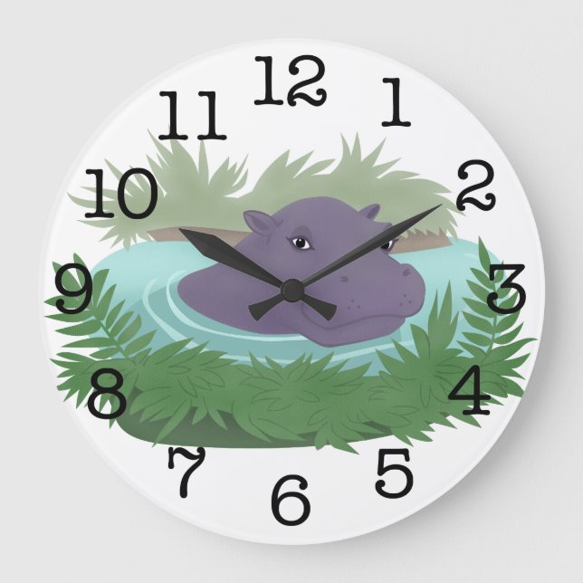 In the Hippo Pond Large Clock (Front)