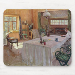 In the House of the Artist Konstantin Korovin Mouse Pad