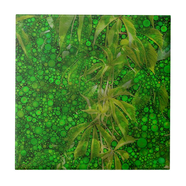 In the Jungle Ceramic Tile (Front)