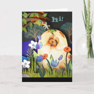IN THE JUNGLE customise text Card