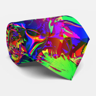 In the Jungle, the Mighty Jungle modern abstract Tie