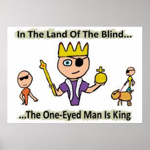 In The Land Of The Blind Poster