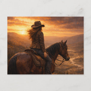 In the Light Horse Art Postcard
