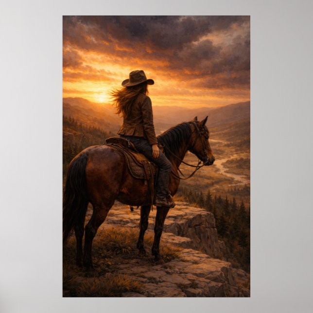 In the Light | Horse Art | Poster (Front)